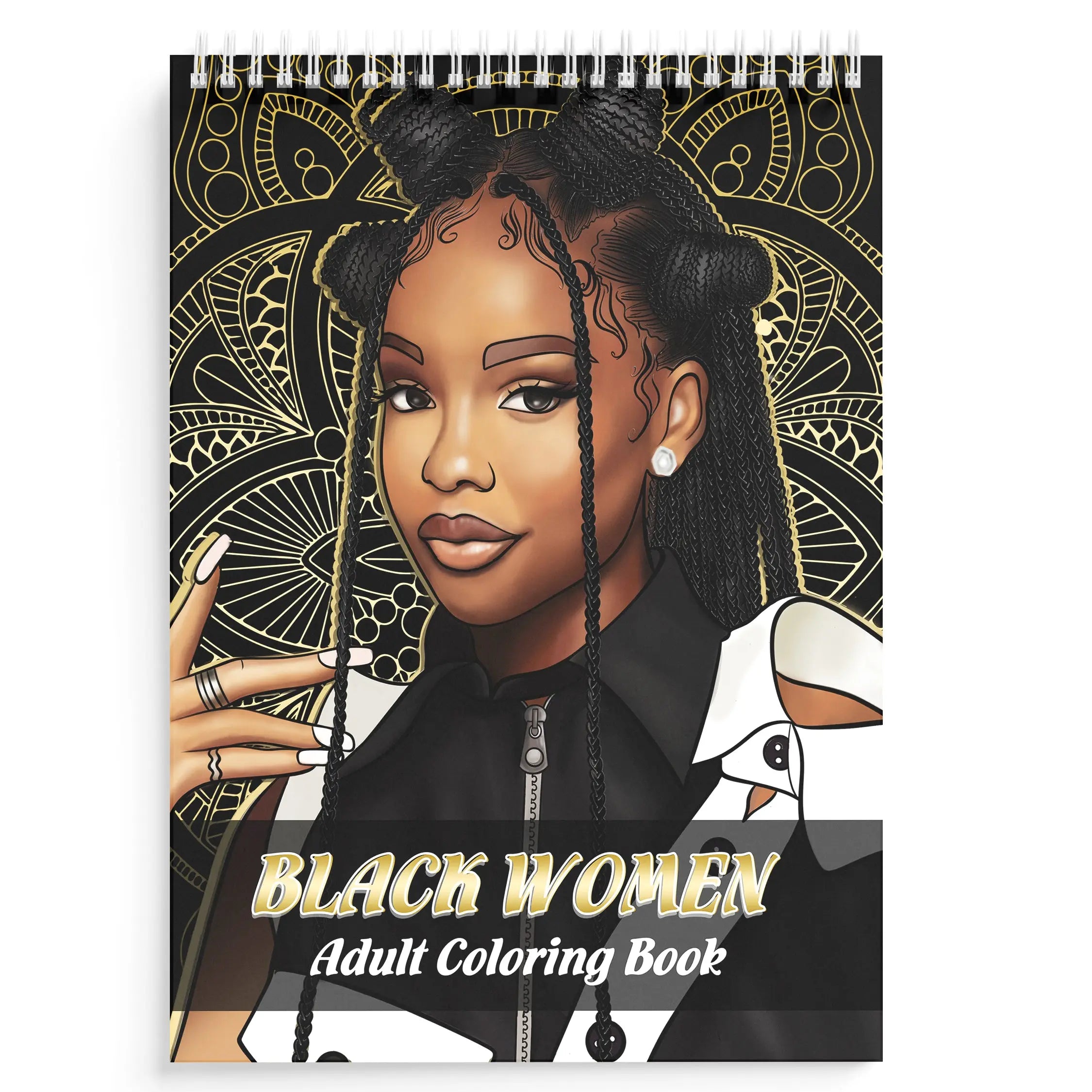 Coloring Hug™ Black Women Portraits Coloring Book: Celebrating Confide